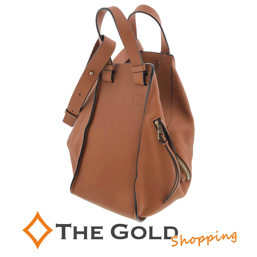 Loewe Hammock Shoulder Bag Leather Brown Tan
